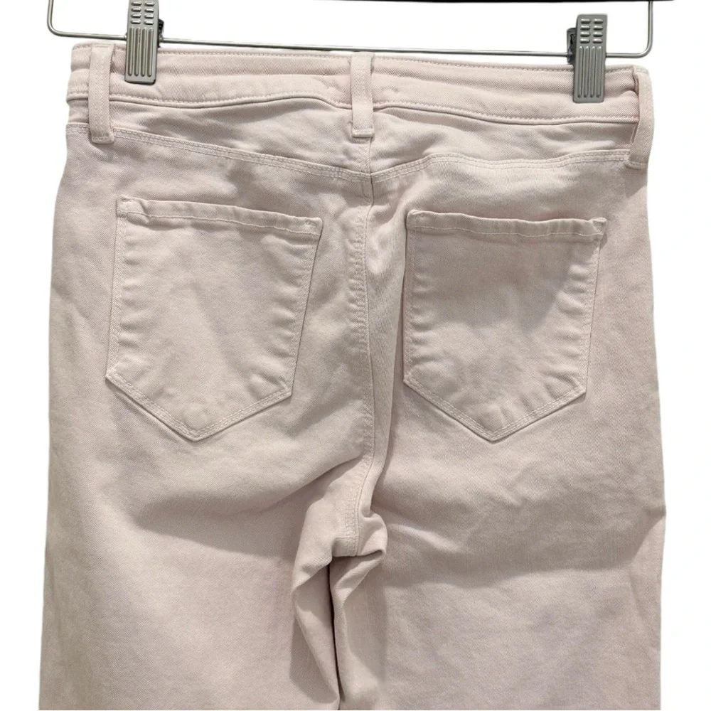 L'AGENCE Margot High Rise Skinny Crop Jeans Size 26‎ Blush Pink Made in USA